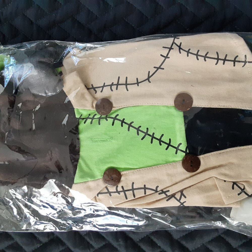 Dog Costume Frankenstein Halloween Pet Costume For Small Dogs - Picture 5 of 5